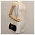 Borsa a Spalla Chain Gancini Salvatore Ferragamo Smalto Nero Oro Auth 142666 D'oro - vista 22