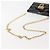Borsa a Spalla Chain Gancini Salvatore Ferragamo Smalto Nero Oro Auth 142666 D'oro - vista 7
