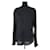 Hermès Schwarze Leinenhemd