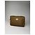 Vintage Courreges Polyester-Leder Clutch khaki braun - Ansicht 13