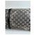 Vintage Gucci Monogram Leder Tote Bag Schwarz Grau - Ansicht 13