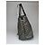 Vintage Gucci Monogram Leder Tote Bag Schwarz Grau - Ansicht 8
