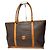 Big Bag Céline Vintage Celine Paris Triomphe Monogramm Ledertasche braun