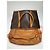 Big Bag Céline Vintage Celine Paris Triomphe Monogramm Ledertasche braun - Ansicht 3