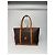 Big Bag Céline Vintage Celine Paris Triomphe Monogramm Ledertasche braun - Ansicht 7