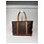 Big Bag Céline Vintage Celine Paris Triomphe Monogramm Ledertasche braun - Ansicht 9