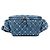Marsupio con borchie Valentino in pelle denim blu
