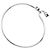 Bracciale a bangle con doppio cuore Tiffany & Co. in argento sterling con oro giallo 18K - vista 2