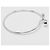 Bracciale a bangle con doppio cuore Tiffany & Co. in argento sterling con oro giallo 18K - vista 4