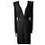 Lk Bennett Schwarzes Kleid mit silbernem Metallfaden