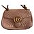 Borsa a mano Gucci Marmont in pelle rosa