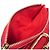 Carteira de couro feminina Gancini da Salvatore Ferragamo Vermelho - vista 6