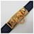 Bracciale in pelle e metallo Rivale Double Tour di Hermès D'oro Blu navy  - vista 6