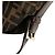 Borsa a spalla Fendi in tela Zucca marrone con doppio flap - vista 10