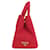 Borsa mini Canapa di Prada Rosso  - vista 3