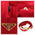 Borsa mini Canapa di Prada Rosso  - vista 7