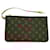 Louis Vuitton Neverfull MM Pouch Brown Monogram Patent leather  ref.2527009
