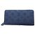 Louis Vuitton Zippy Wallet Monogram Mahina Long Wallet Blue