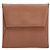 Monedero Bastia de cabra Hermès Castaño