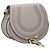 Bolsa Chloé Marcie Small Saddle Cinza - vista 3