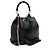 Borsa a secchiello Miss Bamboo in pelle Gucci Nero - vista 2
