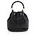 Borsa a secchiello Miss Bamboo in pelle Gucci Nero - vista 3