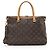 Borsa Pallas in tela Monogram Louis Vuitton Marrone