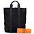 Bolso Tote de Nylon y Cuero Acapulco de Hermès Negro - vista 10