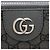 Gucci GG Supreme Ophidia Vertikale Mittelgroße Tasche Grau - Ansicht 9