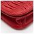 Borsa a tracolla in pelle Nappa Gaufre con catena Prada Rosso - vista 10