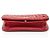 Borsa a tracolla in pelle Nappa Gaufre con catena Prada Rosso - vista 4