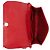 Borsa a tracolla in pelle Nappa Gaufre con catena Prada Rosso - vista 6