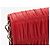 Borsa a tracolla in pelle Nappa Gaufre con catena Prada Rosso - vista 9