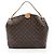 Borsa hobo Graceful MM in tela Monogram Louis Vuitton Marrone