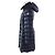 Moncler HERMINE Abrigo de Nylon con Plumas Azul Azul marino - vista 2