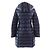 Moncler HERMINE Abrigo de Nylon con Plumas Azul Azul marino - vista 3
