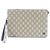 Pochette Clutch Piccola Borsa da Lavoro Gucci GG Supreme Beige Blu navy