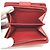 Billetera bifold de cuero Saffiano rojo Prada 1ML018 Roja - vista 7
