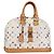 Louis Vuitton Alma Handtasche Monogramm Multicolor GM Weiß