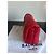 Bolsa Balmain 1945 em couro acolchoado vermelho - vista 4