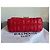 Bolsa Balmain 1945 em couro acolchoado vermelho - vista 5