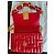 Bolsa Balmain 1945 em couro acolchoado vermelho - vista 7