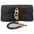 Clutch de couro com estampado de crocodilo Tom Ford Preto