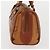 Borsa MCM Logogram Vicetos in pelle PVC marrone e oro Auth BA6026 D'oro - vista 3