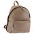 Autre Marque Zaino Stella McCartney Camoscio Beige Argento 410905 Auth BA5213