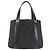 Bulgari Borsa a mano BVLGARI Logo Mania in tela nera e argento autentica bs29103 Nero - vista 13
