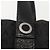 Bulgari Borsa a mano BVLGARI Logo Mania in tela nera e argento autentica bs29103 Nero - vista 17