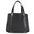 Bulgari Borsa a mano BVLGARI Logo Mania in tela nera e argento autentica bs29103 Nero - vista 2