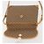 Gucci Borsa a Spalla Micro GG Supreme PVC Beige Oro 007 92 5548 Auth ep10883 D'oro - vista 10