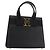 Borsa a mano Vala in pelle stampata nera e oro di Salvatore Ferragamo Auth BA5845 Nero D'oro